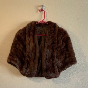 Vintage Mahogany Mink Stole